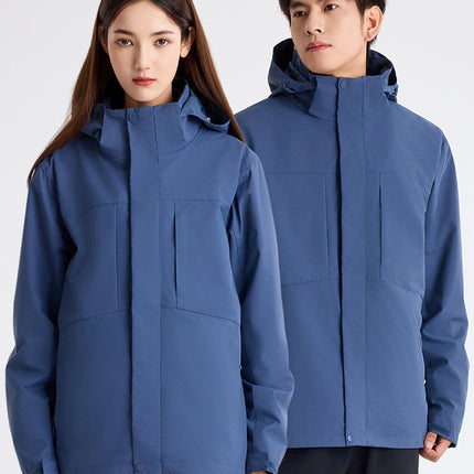 Dupont Three-Proof down Jacket for Women 25 New Three-In-One Removable Liner Waterproof and Windproof Jacket Mountaineering Jacket