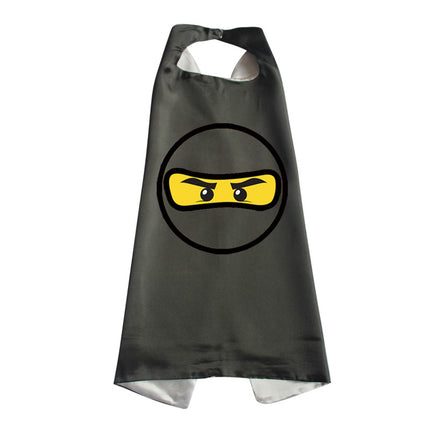 Halloween Children's Ninja Cosplay Dress Up Cloak Mask Wrist Bracer Children's Day Performance Props