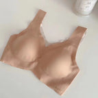 Vest single underwear skin color / S