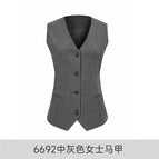 6692 medium gray ladies vest / S