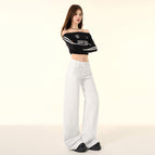 White extended [single pants] / XS