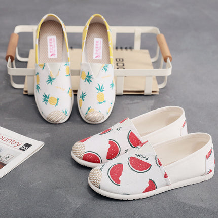 Spring and Summer New Women's Shoes Old Beijing Cloth Shoes Single-layer Shoes Middle-aged and Elderly Casual Internet Celebrated Canvas Shoes Non-slip Soft-soled Fisherman Shoes
