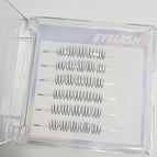 [glue style] six rows of korean u-shaped female eyelashes