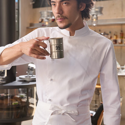 Chuyibang New Chef Uniform Men's Long-Sleeved Autumn Restaurant Kitchen Hotel Baking High-End Suit Workwear