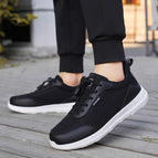 Black men's style (new spring dad shoes for middle-aged and young people, soft soles that are not tiring for walking) / 34