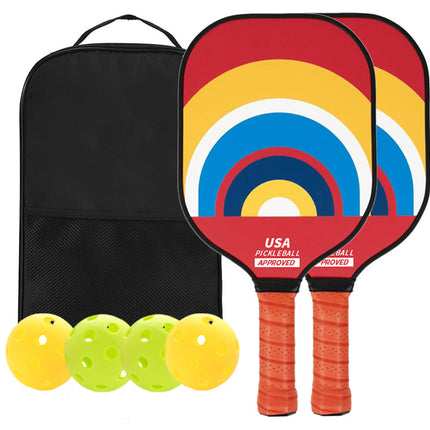 Fiberglass honeycomb pickleball paddle outdoor leisure sports key ball pick racket