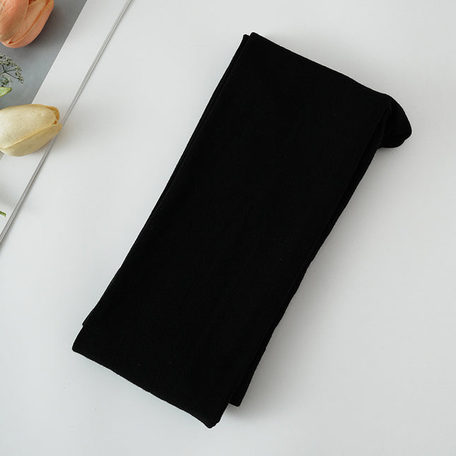 Autumn and Winter Cotton Flat Pantyhose Medium Gray Leggings Japanese Thin Velvet Autumn Trousers Slimming and Slim Outer Wear Wholesale