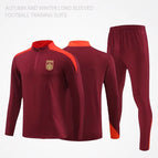 [set] 6097 chinese red-half zipper / L