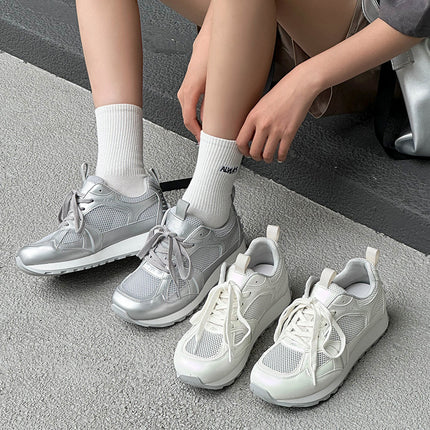 Forrest Gump Shoes for Women 2026 Spring/Summer New Breathable Casual Sports Popular Flat Mesh Retro Super Hot German Training Shoes