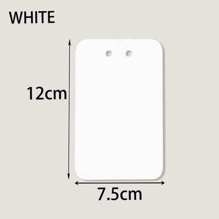 7.5*12cm key chain packing card Kraft paper card diy jewelry display cardboard key ring retail label