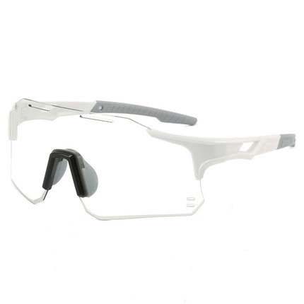 New Men's and Women's Outdoor Sports Glasses Cross-Border Color-Changing Sunglasses Fashion Trend European and American Windproof Cycling Sunglasses