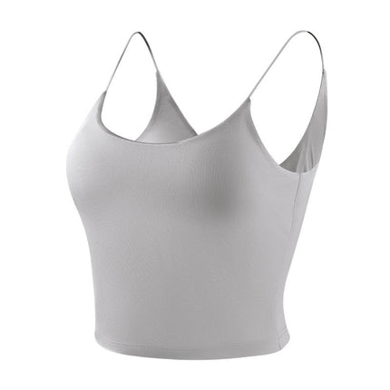 Tangge Silk U-Shaped Beautiful Back Intimates Anti-Exposure Tube Top Camisole Top Mulberry Silk Glossy Bra Loose