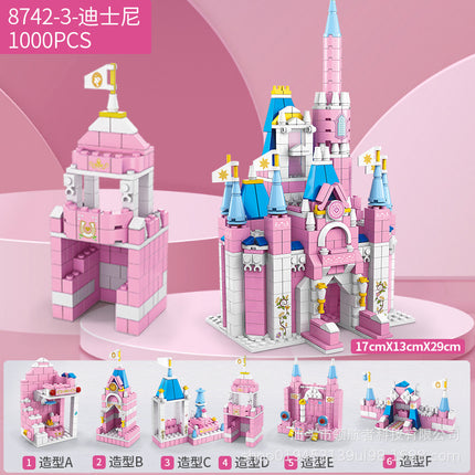Building Blocks Children's Assembled Toys Educational Girls Boys Lele Brothers 8742 Series Compatible with Lego Cross-Border