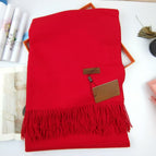 350g leather label prickly hair red / 175cm or more