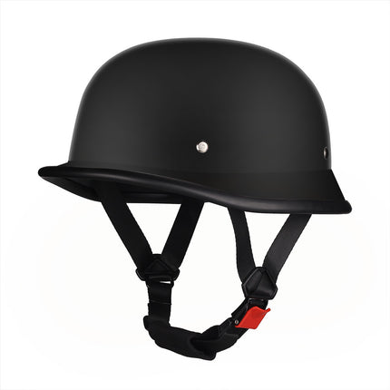 German Cruise Retro Half Helmet Women's Pedal Men's Motorcycle Helmet Locomotive Scoop Helmet 3c Standard Private Helmet with Glasses