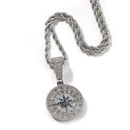 silver pendant 24inch twist chain