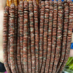 2x6mm (about 150 pieces) / Leopard leather stone
