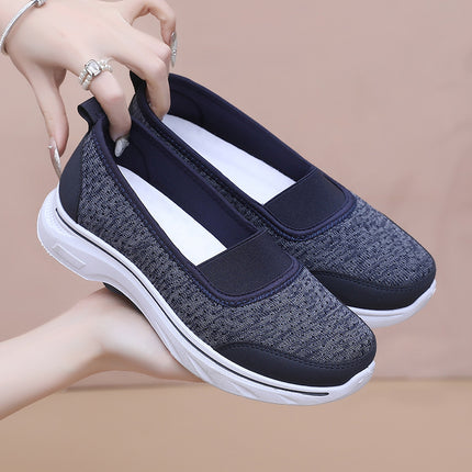 Shoes for Women 2025 Spring & Fall New Women's Shoes Flats Women's Soft Soles That Are Not Tiring for Feet, One-Legged Mother's Shoes, Fashionable Women's Shoes