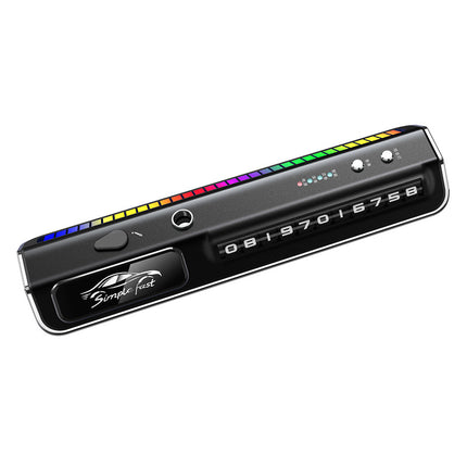 Long-Lasting Fragrance Rhythm Car Parking Sign Smart Aromatherapy Spray Start and Stop with Built-In Intelligent Voice-Controlled Pickup Light