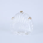Transparent Shell bag + acrylic chain