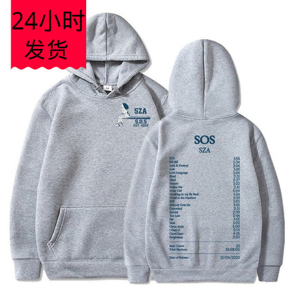 Sza Good Days Pattern Trendy Fashion Hoodie Sos New Music Al