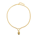 743 pea long necklace [51.5+5cm]