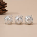 27mm double hole bright silver