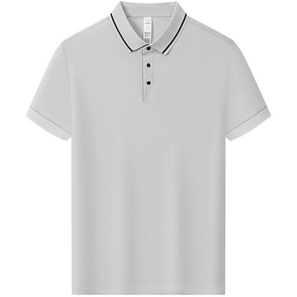 165 grams of ice-sensitive breathable dynamic pearls POLO shirt overalls short sleeve lapel diy group company factory clothing tooling