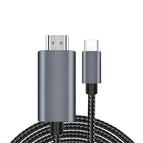 Typec to hdmi (4k30hz) 2m braided cable