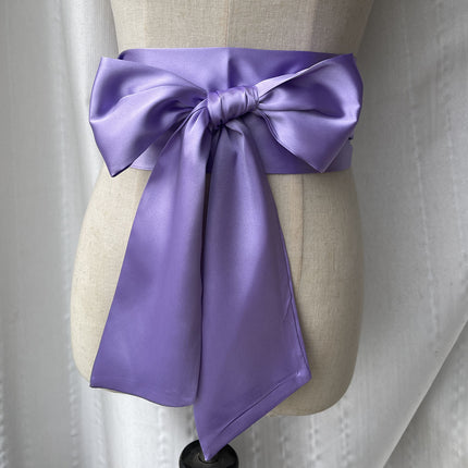 Bow Tight Waist Belt dress Decorative Strap Women's Skirt Waist Cover Wide Belt