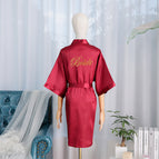 Bride-Wine Red (Half Sleeve) / M