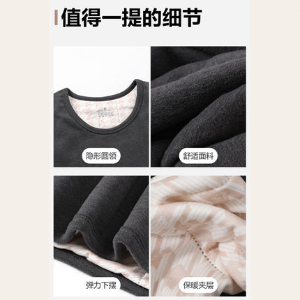 Arctic Fleece Autumn and Winter Wool Warm Vest fleece-lined Thickened Warm Clothes Warm Vest Base Shirt for Men and Women Couple