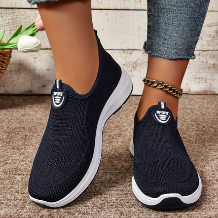 Women's Shoes 2026 Summer Breathable Large Size Casual Shoes Soft Sole Lightweight Slip-On Shoes Cross-Border Women's Shoes Wholesale