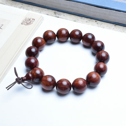 Venus Old Material Zambia Lobular Red Sandalwood Handheld Chain High Oil Mimi Buddha Bead String New Chinese Style Ornament for Men and Women