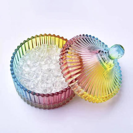 Natural Crystal Purification Degaussing Bowl White Crystal Degaussing Stone Gravel Container Yushou Salt Ware Gem Glass