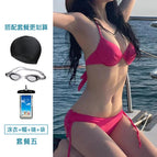 [package (5) rose red] (cap + mirror + bag) / For wholesale, please take [one size fits all] ( 35-62.5kg )