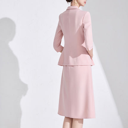 Business Dress suit Women 2025 New Spring and Summer Small Suit Jacket Dress Temperament Work Clothes Suit Skirt dress