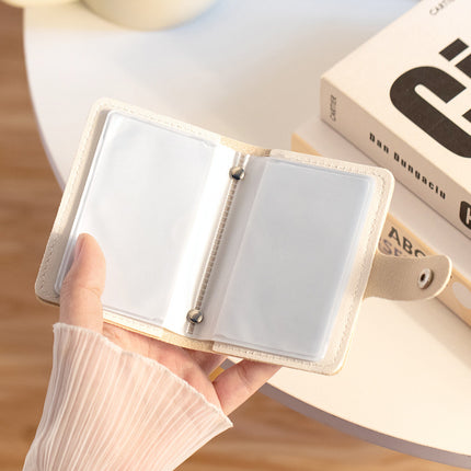 Cute Cartoon Card Bag Women's Buckle Large Capacity Multi-Card Slot Ultra-thin Small Men's Card Clamp Bag Driver's License Card Cover