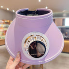 [candy hat solar model] purple / Adjustable