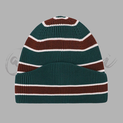 New Four Seasons Flying Woven Men's and Women's Knitted Hat Big Head Wai Cold Hat Men's European and American temu Lazy Style Hat Warm