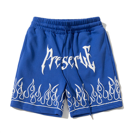 American Street Style Casual Shorts for Men, New Summer Trendy Brand, Loose Sports Pants for Teenagers, Sports Casual Pants