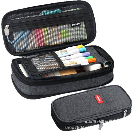 Retractable Pencil Case, Super Large Capacity, Multifunctional Stationery Box, Portable Foldable Storage Bag for Primary and Secondary School Students, Specially Designed for Exams