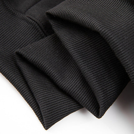 Zipper Hooded Sweatshirt Jacket Fashion Casual Iron Zipper Hooded Sweatshirt Women's Versatile High Collar Hoodie Jacket
