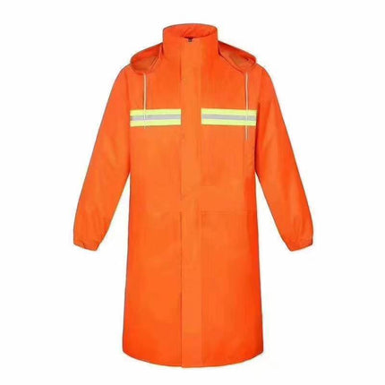Wholesale adult full-body rainstorm long raincoat electric car labor protection raincoat coat flood control rescue conjoined raincoat
