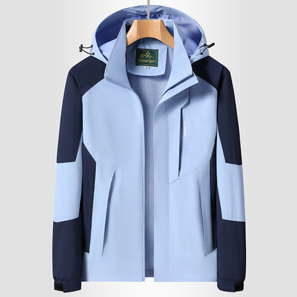 Factory Direct couple outdoor leisure jacket jacket Men's Outdoor color matching waterproof windproof jacket jacket New
