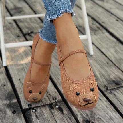 2026 Spring and Autumn New Cute Little Mouse Flats for Pregnant Women, Non-Slip Soft Sole, Soft Upper Driving Loafers for Women