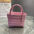 Pink white / Small length, width and height: 29*9*15