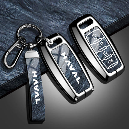 Suitable for Haval H6 Key Cover Third Generation National Trend Version Alloy Shell F7 Haval M6 Plus Big Dog Keychain H2