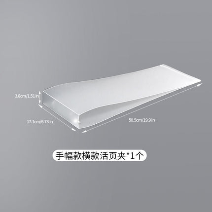 Hand-frame inner page star peripheral should aid banner storage card book horizontal vertical banner collection loose-leaf album shell