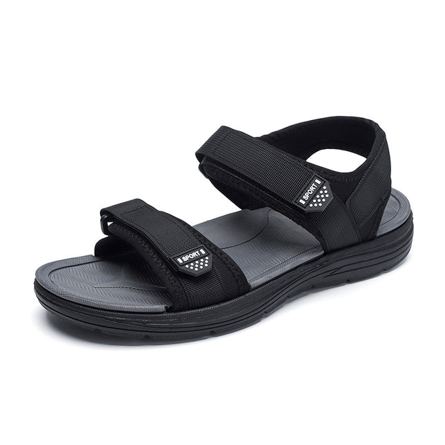Sandals men's non-slip deodorant soakable adult work shoes thick soled middle-aged father shoes 47 driving plus size
